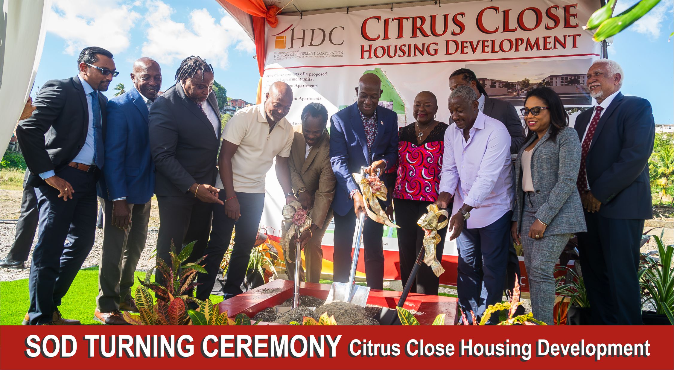 HDC SOD Turning Ceremony: Citrus Close Housing Development